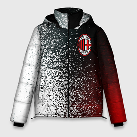 Мужская зимняя куртка 3D с принтом AC MILAN МИЛАН в городе Новоалтайск, верх — 100% полиэстер; подкладка — 100% полиэстер; утеплитель — 100% полиэстер | длина ниже бедра, свободный силуэт Оверсайз. Есть воротник-стойка, отстегивающийся капюшон и ветрозащитная планка. 

Боковые карманы с листочкой на кнопках и внутренний карман на молнии. | ac | ac milan | acm | football | logo | milan | sport | клуб | лого | логотип | логотипы | милан | символ | символы | спорт | форма | футбол | футбольная | футбольный