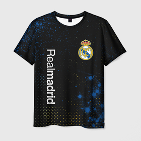 Мужская футболка 3D с принтом REAL MADRID / РЕАЛ МАДРИД в Белгороде, 100% полиэфир | прямой крой, круглый вырез горловины, длина до линии бедер | football | logo | madrid | real | realmadrid | sport | клуб | лого | логотип | логотипы | мадрид | реал | реалмадрид | символ | символы | спорт | форма | футбол | футбольная