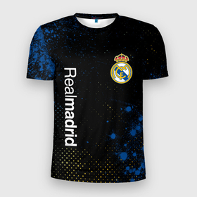 Мужская футболка 3D спортивная с принтом REAL MADRID / РЕАЛ МАДРИД в Белгороде, 100% полиэстер с улучшенными характеристиками | приталенный силуэт, круглая горловина, широкие плечи, сужается к линии бедра | Тематика изображения на принте: football | logo | madrid | real | realmadrid | sport | клуб | лого | логотип | логотипы | мадрид | реал | реалмадрид | символ | символы | спорт | форма | футбол | футбольная