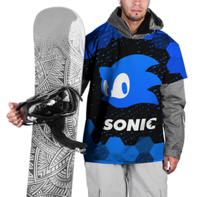 Накидка на куртку 3D с принтом СОНИК   SONIC в Курске, 100% полиэстер |  | adventure | game | games | hedgehog | movie | mult | sonic | the | unleashed | ежик | игра | игры | кино | мульт | мультик | мультфильм | соник | фильм