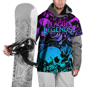 Накидка на куртку 3D с принтом League of Legends в Тюмени, 100% полиэстер |  | jinx | kda | league | lol | moba | pentakill | riot | rise | rus | skins | варвик | варус | воин | легенд | лига | лол | маг | стрелок | танк | чемпион