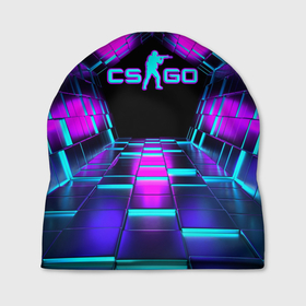Шапка 3D с принтом CS GO Neon Cubes в Новосибирске, 100% полиэстер | универсальный размер, печать по всей поверхности изделия | beast | counter strike | cs | cs go | csgo | cubes | game | howl | hyper | hyperbeast | logo cs go | neon | аркада | вой | гипер бест | го | игра | компьютерная игра | контр страйк | контра | кс | кс гов | кубы | логотип кс го | неон | оружие 