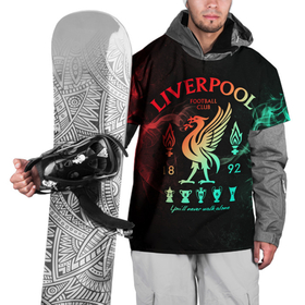 Накидка на куртку 3D с принтом LIVERPOOL FC , 100% полиэстер |  | liverpool | liverpool fc | ynwa | you never walk alone | ливерпуль | спорт | футбол | футбольный клуб