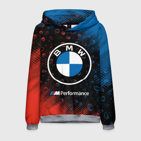 Мужская толстовка 3D с принтом BMW БМВ в Новосибирске, 100% полиэстер | двухслойный капюшон со шнурком для регулировки, мягкие манжеты на рукавах и по низу толстовки, спереди карман-кенгуру с мягким внутренним слоем. | 2020 | auto | b m w | bmv | bmw | car | logo | moto | performance | power | series | sport | авто | б м в | бмв | игра | игры | иьц | лого | логотип | марка | машина | мото | мотоцикл | павер | перфоманс | серии | серия | символ | спорт