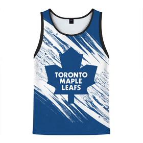 Мужская майка 3D с принтом Toronto Maple Leafs  Торонто Мейпл Лифс , 100% полиэстер | круглая горловина, приталенный силуэт, длина до линии бедра. Пройма и горловина окантованы тонкой бейкой | hockey | maple leafs | nhl | toronto | toronto maple leafs | usa | мейпл лифс | нхл | спорт | сша | торонто | торонто мейпл лифс | хоккей | шайба