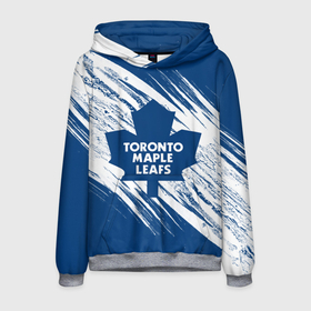 Мужская толстовка 3D с принтом Toronto Maple Leafs в Курске, 100% полиэстер | двухслойный капюшон со шнурком для регулировки, мягкие манжеты на рукавах и по низу толстовки, спереди карман-кенгуру с мягким внутренним слоем. | Тематика изображения на принте: hockey | maple leafs | nhl | toronto | toronto maple leafs | usa | мейпл лифс | нхл | спорт | сша | торонто | торонто мейпл лифс | хоккей | шайба