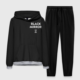Мужской костюм 3D (с толстовкой) с принтом ЧЕРНОЕ ЗЕРКАЛО в Ухте,  |  | black mirror | черное зеркало