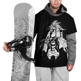 Накидка на куртку 3D с принтом Шаман Кинг в Санкт-Петербурге, 100% полиэстер |  | amidamaru | anime | asackura | bason | hao | king | shaman | yo | zik | амидамару | аниме | асакура | басон | дух | духи | зик | йо | кинг | король | морти | рэн | рю | тао | хао | шаман | шаманов