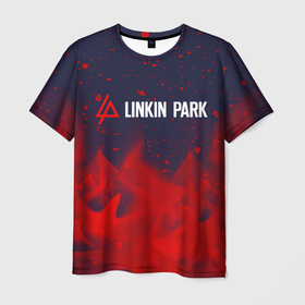 Мужская футболка 3D с принтом LINKIN PARK / ЛИНКИН ПАРК , 100% полиэфир | прямой крой, круглый вырез горловины, длина до линии бедер | Тематика изображения на принте: linkin | linkinpark | logo | lp | music | park | rock | линкин | линкинпарк | лого | логотип | логотипы | лп | музыка | парк | рок | символ