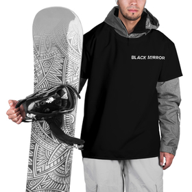 Накидка на куртку 3D с принтом ЧЕРНОЕ ЗЕРКАЛО в Тюмени, 100% полиэстер |  | Тематика изображения на принте: black mirror | черное зеркало