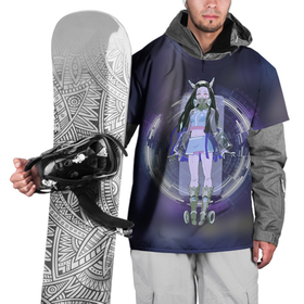 Накидка на куртку 3D с принтом Nezuko Cyberpunk в Санкт-Петербурге, 100% полиэстер |  | Тематика изображения на принте: cyberpunk | demon slayer | kamado | kimetsu no aiba | nezuko | камадо | киберпанк | незуко