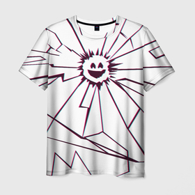 Мужская футболка 3D с принтом ЧЕРНОЕ ЗЕРКАЛО в Екатеринбурге, 100% полиэфир | прямой крой, круглый вырез горловины, длина до линии бедер | black mirror | sci fi | science fiction | сериал | фантазия | черное зеркало