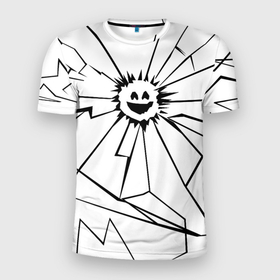 Мужская футболка 3D спортивная с принтом ЧЕРНОЕ ЗЕРКАЛО в Белгороде, 100% полиэстер с улучшенными характеристиками | приталенный силуэт, круглая горловина, широкие плечи, сужается к линии бедра | black mirror | sci fi | science fiction | сериал | фантазия | черное зеркало