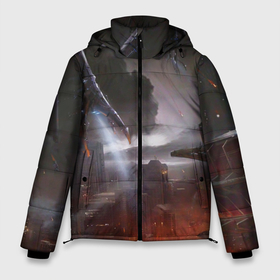 Мужская зимняя куртка 3D с принтом Mass Effect 3 , верх — 100% полиэстер; подкладка — 100% полиэстер; утеплитель — 100% полиэстер | длина ниже бедра, свободный силуэт Оверсайз. Есть воротник-стойка, отстегивающийся капюшон и ветрозащитная планка. 

Боковые карманы с листочкой на кнопках и внутренний карман на молнии. | Тематика изображения на принте: bioware | dlc | ea | effect | electronic arts | ending | game | gameplay | games | garrus | james | javik | liara | me3 | pc | review | shepard | tali | trailer | video | video game