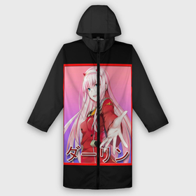 Дождевик унисекс 3D с принтом Zero Two 