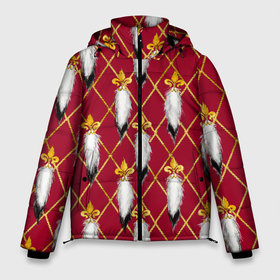 Мужская зимняя куртка 3D с принтом Tassels red gold 3D space в Курске, верх — 100% полиэстер; подкладка — 100% полиэстер; утеплитель — 100% полиэстер | длина ниже бедра, свободный силуэт Оверсайз. Есть воротник-стойка, отстегивающийся капюшон и ветрозащитная планка. 

Боковые карманы с листочкой на кнопках и внутренний карман на молнии. | gold | life | versace | vip | абстракция | богатство | в золоте | версаче | версачи | виайпи | вип | золотая | золото | линия | нейтральная | позолоченное | стайл | стиль | текстуры | узоры | шик