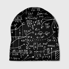 Шапка 3D с принтом Формулы в Курске, 100% полиэстер | универсальный размер, печать по всей поверхности изделия | алгебра | математика | математические формулы | наука | научные формулы | формулы