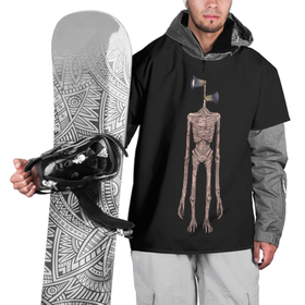 Накидка на куртку 3D с принтом Сиреноголовый в Курске, 100% полиэстер |  | 6789 | foundation | head | scp | siren | sirenhead | голова | объект | объекты | сирена | сиреноголовый | фонд