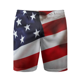 Мужские шорты спортивные с принтом США | USA ,  |  | states | united | usa | америка | америки | герб | северная | соединенные | сша | флаг | штаты | южная