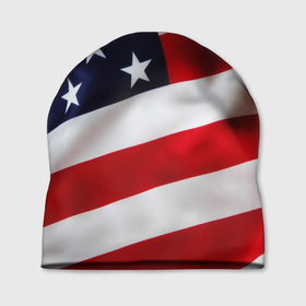 Шапка 3D с принтом США | USA в Санкт-Петербурге, 100% полиэстер | универсальный размер, печать по всей поверхности изделия | states | united | usa | америка | америки | герб | северная | соединенные | сша | флаг | штаты | южная