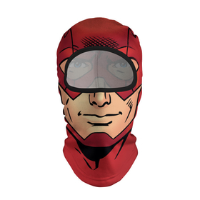 Балаклава 3D с принтом Flash маска в Белгороде, 100% полиэстер, ткань с особыми свойствами — Activecool | плотность 150–180 г/м2; хорошо тянется, но при этом сохраняет форму. Закрывает шею, вокруг отверстия для глаз кайма. Единый размер | dc | flash | halloween | костюм | персонаж | супергерой | флэш | хэллоувин
