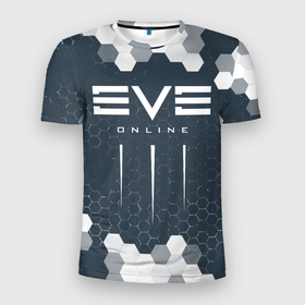 Мужская футболка 3D спортивная с принтом EVE ONLINE / ИВ ОНЛАЙН в Санкт-Петербурге, 100% полиэстер с улучшенными характеристиками | приталенный силуэт, круглая горловина, широкие плечи, сужается к линии бедра | echo | echoes | eve | game | games | logo | online | space | ев онлайн | ев эхо | еве | ив онлайн | ив эхо | игра | игры | космос | лого | логотип | логотипы | онлайн | символ | символы | эхо | эхос