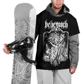 Накидка на куртку 3D с принтом Behemoth в Тюмени, 100% полиэстер |  | Тематика изображения на принте: behemoth | black metal | death metal | блэк метал | группы | дэт метал | метал | музыка | рок
