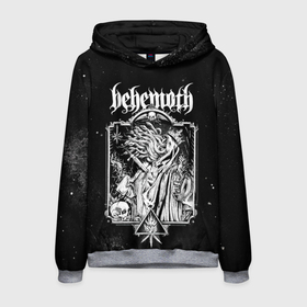 Мужская толстовка 3D с принтом Behemoth в Новосибирске, 100% полиэстер | двухслойный капюшон со шнурком для регулировки, мягкие манжеты на рукавах и по низу толстовки, спереди карман-кенгуру с мягким внутренним слоем. | behemoth | black metal | death metal | блэк метал | группы | дэт метал | метал | музыка | рок