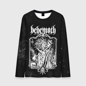 Мужской лонгслив 3D с принтом Behemoth в Петрозаводске, 100% полиэстер | длинные рукава, круглый вырез горловины, полуприлегающий силуэт | behemoth | black metal | death metal | блэк метал | группы | дэт метал | метал | музыка | рок
