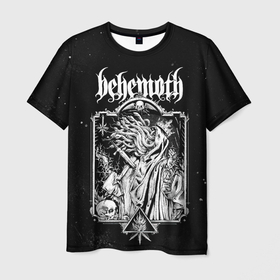 Мужская футболка 3D с принтом Behemoth в Новосибирске, 100% полиэфир | прямой крой, круглый вырез горловины, длина до линии бедер | behemoth | black metal | death metal | блэк метал | группы | дэт метал | метал | музыка | рок