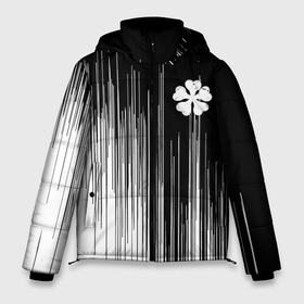 Мужская зимняя куртка 3D с принтом Черный клевер в Новосибирске, верх — 100% полиэстер; подкладка — 100% полиэстер; утеплитель — 100% полиэстер | длина ниже бедра, свободный силуэт Оверсайз. Есть воротник-стойка, отстегивающийся капюшон и ветрозащитная планка. 

Боковые карманы с листочкой на кнопках и внутренний карман на молнии. | anime | black clover | аниме | боевик | буракку куро:ба | кино | комедия | магия | мультфильм | фэнтези | черный клевер | японская сёнэн манга