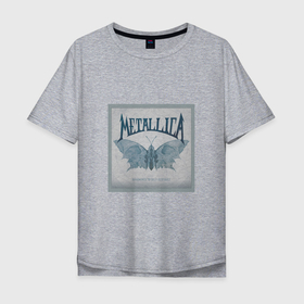 Мужская футболка хлопок Oversize с принтом Metallica 1-0 в городе Новоалтайск, 100% хлопок | свободный крой, круглый ворот, “спинка” длиннее передней части | music | rock | гитара | коллектив | музыка | рок