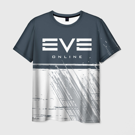 Мужская футболка 3D с принтом EVE ONLINE / ИВ ОНЛАЙН , 100% полиэфир | прямой крой, круглый вырез горловины, длина до линии бедер | Тематика изображения на принте: echo | echoes | eve | game | games | logo | online | space | ев онлайн | ев эхо | еве | ив онлайн | ив эхо | игра | игры | космос | лого | логотип | логотипы | онлайн | символ | символы | эхо | эхос
