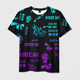 Мужская футболка 3D с принтом Noize MC. в Кировске, 100% полиэфир | прямой крой, круглый вырез горловины, длина до линии бедер | hip hop | noize mc | rock | актеры | иван алексеев | известные личности | ноиз мс | нойз мс | нойзе мс | певцы | рок | российские музыканты | хип хоп