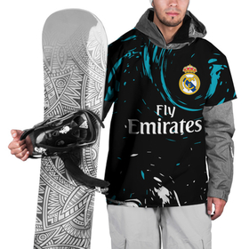Накидка на куртку 3D с принтом REAL MADRID. в Белгороде, 100% полиэстер |  | fc | football | football club | real madrid | sport | реал мадрид | спорт | спортивные | униформа | фирменные цвета | фк | футбол | футбольный клуб