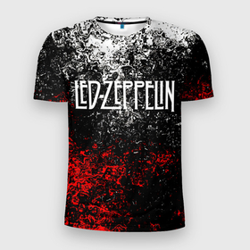 Мужская футболка 3D Slim с принтом Led Zeppelin. в Санкт-Петербурге, 100% полиэстер с улучшенными характеристиками | приталенный силуэт, круглая горловина, широкие плечи, сужается к линии бедра | led zeppelin | music | rock | блюз рок | британская рок группа | джимми пейдж | известные личности | лед зеппелин | лэд зиппелин | музыка | музыканты | певцы | рок | фолк рок | хард рок | хеви метал