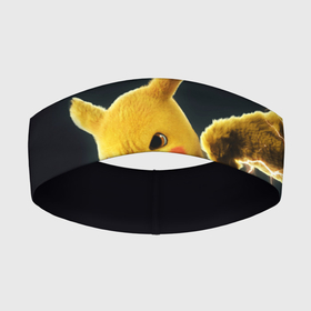 Повязка на голову 3D с принтом Pikachu Pika Pika в Новосибирске,  |  | pika | pikachu | аниме | детская | детям | игры | молния | мышка | мышь | пика | пикачу | покемон | покемоны