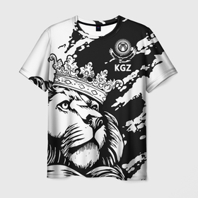 Мужская футболка 3D с принтом Киргизия   лев с короной , 100% полиэфир | прямой крой, круглый вырез горловины, длина до линии бедер | eagle | islam | kyrgyzstan | lion | republic | sun | ислам | киргизия | кыргызстан | лев | орел | республика | солнце