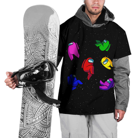 Накидка на куртку 3D с принтом Among Us в Тюмени, 100% полиэстер |  | among | among us | crewmate | game | impistor | space | us | vote | выживший | игра | космос | невиновный | предатель | самозванец