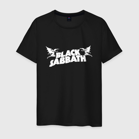 Мужская футболка хлопок с принтом Black Sabbath в Тюмени, 100% хлопок | прямой крой, круглый вырез горловины, длина до линии бедер, слегка спущенное плечо. | black | black sabath | black sabbath | hard rock | heavy metal | ozzy | sabath | блэк сабат | группы | метал | музыка | оззи | оззи осборн | ози | осборн | рок | хард рок | хэви метал