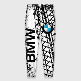 Мужские брюки 3D с принтом BMW. в Курске, 100% полиэстер | манжеты по низу, эластичный пояс регулируется шнурком, по бокам два кармана без застежек, внутренняя часть кармана из мелкой сетки | bmw | bmw performance | m | motorsport | performance | бмв | моторспорт