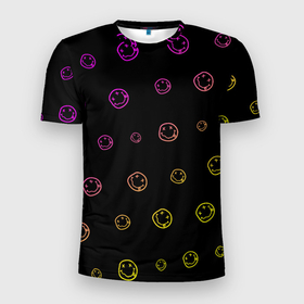 Мужская футболка 3D спортивная с принтом NIRVANA / НИРВАНА в Курске, 100% полиэстер с улучшенными характеристиками | приталенный силуэт, круглая горловина, широкие плечи, сужается к линии бедра | band | cobain | face | kurt | logo | music | nirvana | rock | rocknroll | группа | кобейн | курт | лого | логотип | музыка | музыкальная | нирвана | рожица | рок | рокнролл | символ