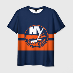 Мужская футболка 3D с принтом NY ISLANDERS NHL в Санкт-Петербурге, 100% полиэфир | прямой крой, круглый вырез горловины, длина до линии бедер | Тематика изображения на принте: hockey | islanders | logo | new york | ny | sport | usa | исландерс | логотип | нхл | нью йорк | спорт | хоккей