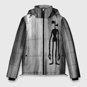 Мужская зимняя куртка 3D с принтом Сиреноголовый в Петрозаводске, верх — 100% полиэстер; подкладка — 100% полиэстер; утеплитель — 100% полиэстер | длина ниже бедра, свободный силуэт Оверсайз. Есть воротник-стойка, отстегивающийся капюшон и ветрозащитная планка. 

Боковые карманы с листочкой на кнопках и внутренний карман на молнии. | Тематика изображения на принте: horror | siren head | zombie | великан | гигант | гуманоид | демон | зверь | зомби | инопланетянин | кости | мистика | монстр | нло | пришелец | сирена | сиреноголовый | скелет | страшный | существа | титан | триллер