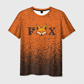 Мужская футболка 3D с принтом FOX в Санкт-Петербурге, 100% полиэфир | прямой крой, круглый вырез горловины, длина до линии бедер | Тематика изображения на принте: animals | fox | foxes | foxy | ginger | животные | лис | лиса | лисенок | лисий | лисица | лисицы | лисичка | лисички | лисы | лисята | оранжевый