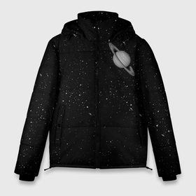 Мужская зимняя куртка 3D с принтом Космос Сатурн в Кировске, верх — 100% полиэстер; подкладка — 100% полиэстер; утеплитель — 100% полиэстер | длина ниже бедра, свободный силуэт Оверсайз. Есть воротник-стойка, отстегивающийся капюшон и ветрозащитная планка. 

Боковые карманы с листочкой на кнопках и внутренний карман на молнии. | astronaut | cosmonaut | cosmos | galaxy | planet | space | star | universe | астронавт | вселенная | галактика | звезды | земля | космонавт | космос | луна | марс | планета | сатурн | уран