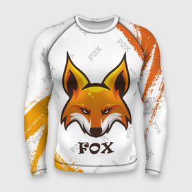 Мужской рашгард 3D с принтом FOX ,  |  | animals | fox | foxes | foxy | ginger | животные | лис | лиса | лисенок | лисий | лисица | лисицы | лисичка | лисички | лисы | лисята | оранжевый