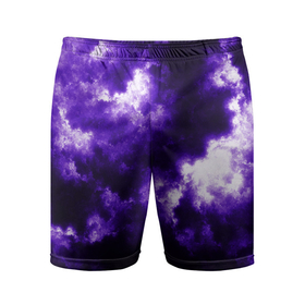 Мужские шорты спортивные с принтом Purple Clouds в Тюмени,  |  | abstraction | clouds | glow | light | purple | purple clouds | texture | абстракция | облака | свет | свечение | текстура | фиолетовые тучи | фиолетовый