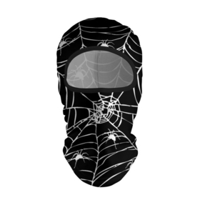 Балаклава 3D с принтом Паутина с пауками в Белгороде, 100% полиэстер, ткань с особыми свойствами — Activecool | плотность 150–180 г/м2; хорошо тянется, но при этом сохраняет форму. Закрывает шею, вокруг отверстия для глаз кайма. Единый размер | Тематика изображения на принте: black and white | darkness | halloween | horror | night | spider | web | готика | жуки | жуткий | мальчикам | насекомые | нечисть | нити | ночные | ночь | пауки | паутина | подарок | сетка | страшный | темный | тьма | хеллоуин | хоррор