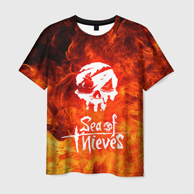 Мужская футболка 3D с принтом SEA OF THIEVES , 100% полиэфир | прямой крой, круглый вырез горловины, длина до линии бедер | game. | sea of thieve | sea of thieves | игра про пират | корабли | пираты | сиа оф зивс